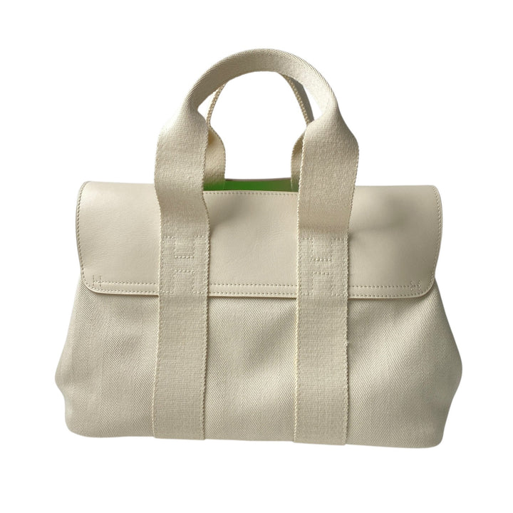 新品同様 エルメス HERMES レディース ヴァルパライソ MM キャンバス ポーチ付き トートバッグ