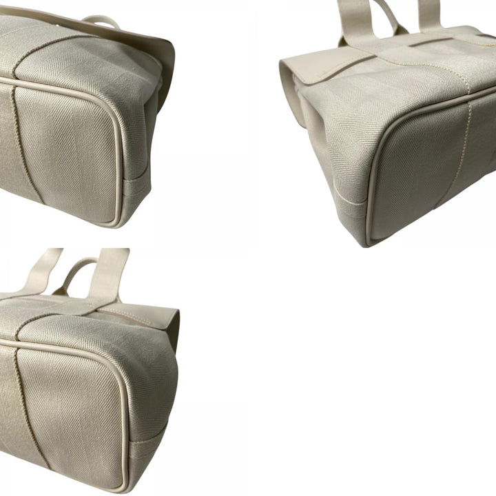 新品同様 エルメス HERMES レディース ヴァルパライソ MM キャンバス ポーチ付き トートバッグ