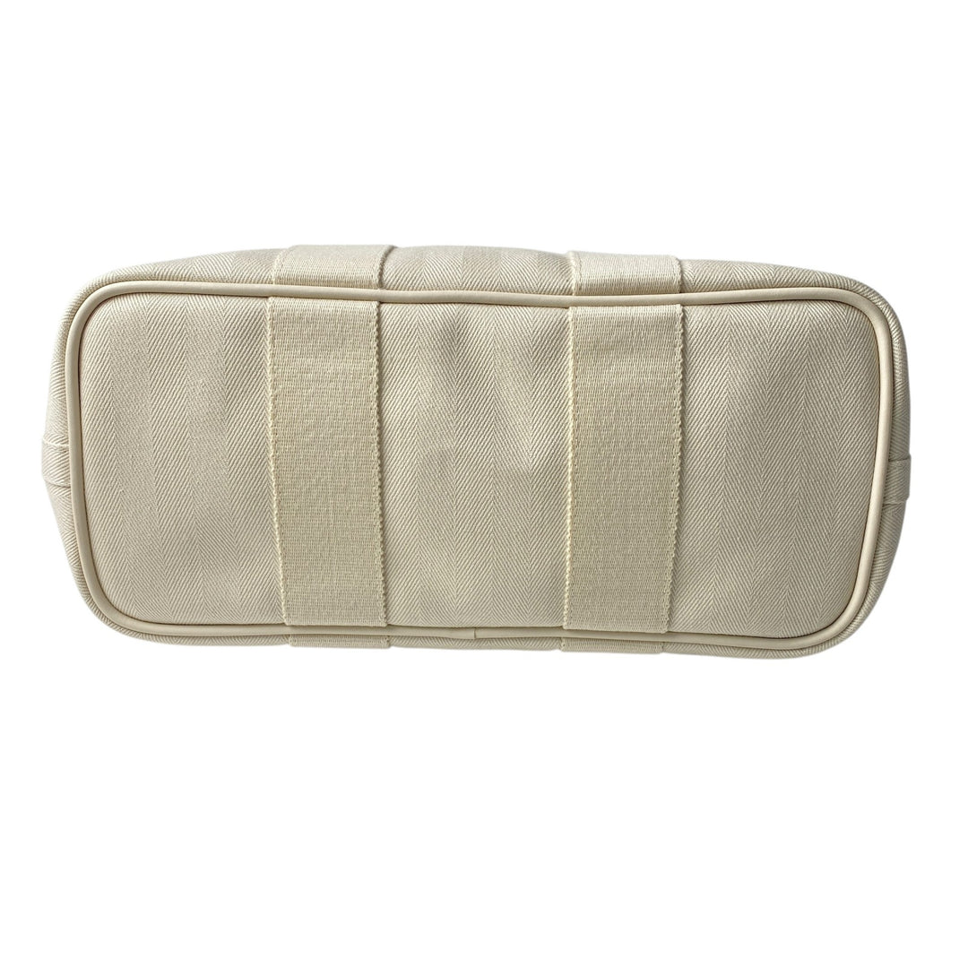 新品同様 エルメス HERMES レディース ヴァルパライソ MM キャンバス ポーチ付き トートバッグ