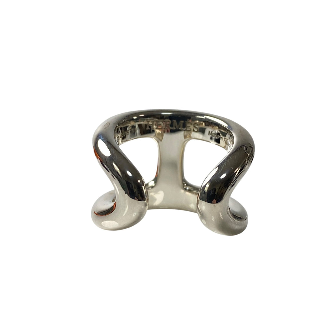 新品同様 エルメス HERMES レディース オスモズ GM #51 SV925 リング 12号