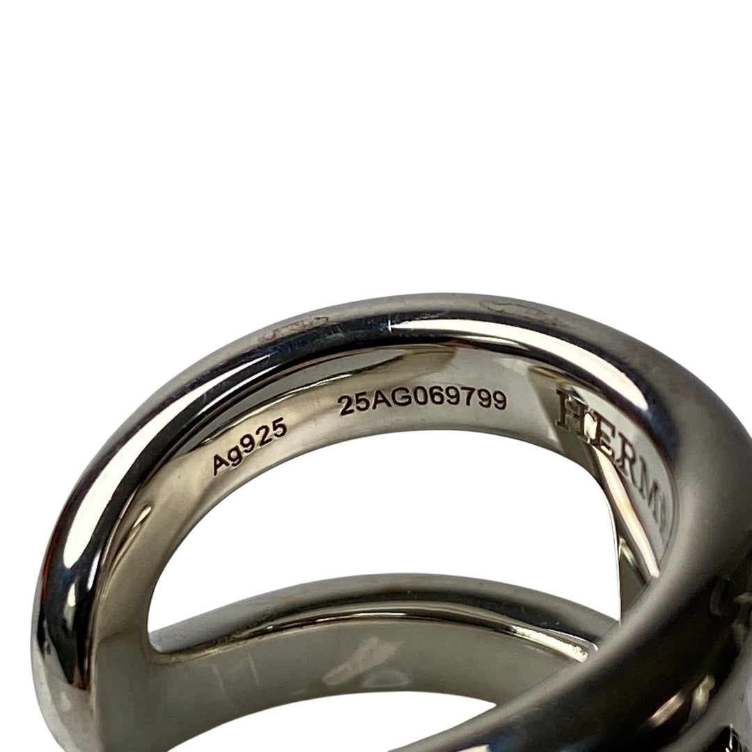 新品同様 エルメス HERMES レディース オスモズ GM #51 SV925 リング 12号