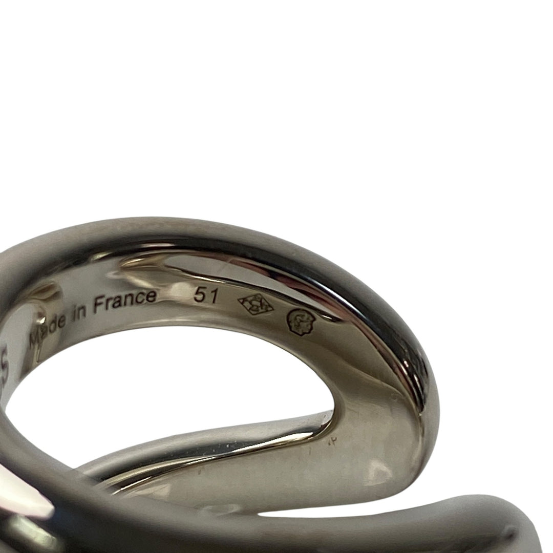 新品同様 エルメス HERMES レディース オスモズ GM #51 SV925 リング 12号