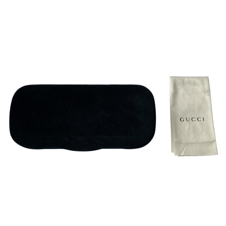 美品 グッチ GUCCI レディース 伊達メガネ インターロッキング グラスチェーン GG1024O