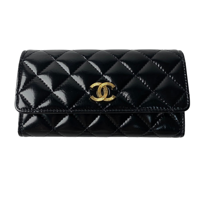 新品同様 シャネル CHANEL レディース マトラッセ AP4261 長財布 ココマーク