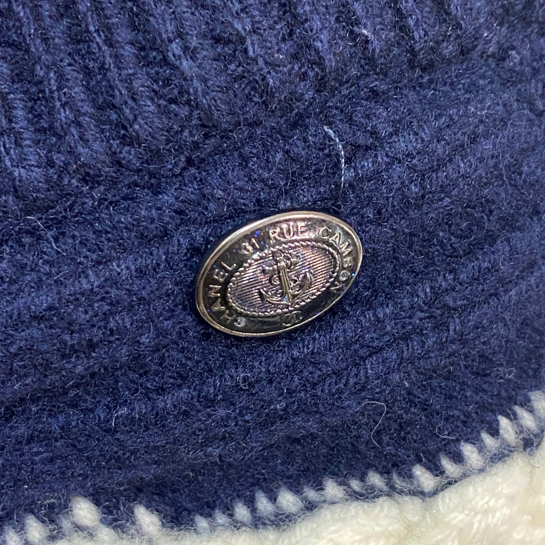 美品 シャネル CHANEL レディース ニットスカート カシミヤ ウール #38 P59177