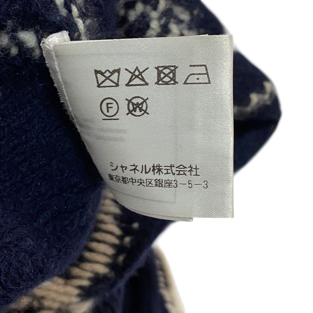 美品 シャネル CHANEL レディース ニットスカート カシミヤ ウール #38 P59177