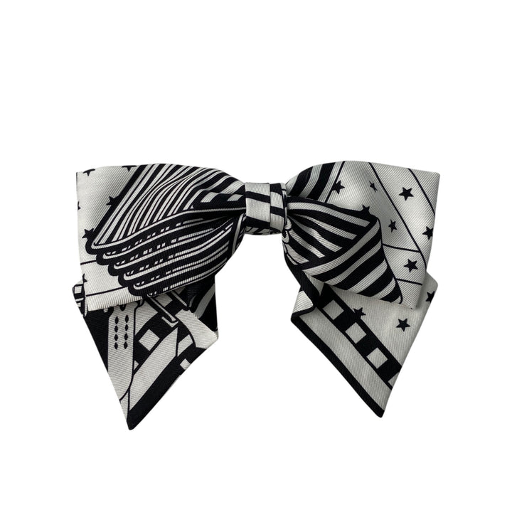 新品 エルメス HERMES レディース グルネス ジグザグ バレッタ PM