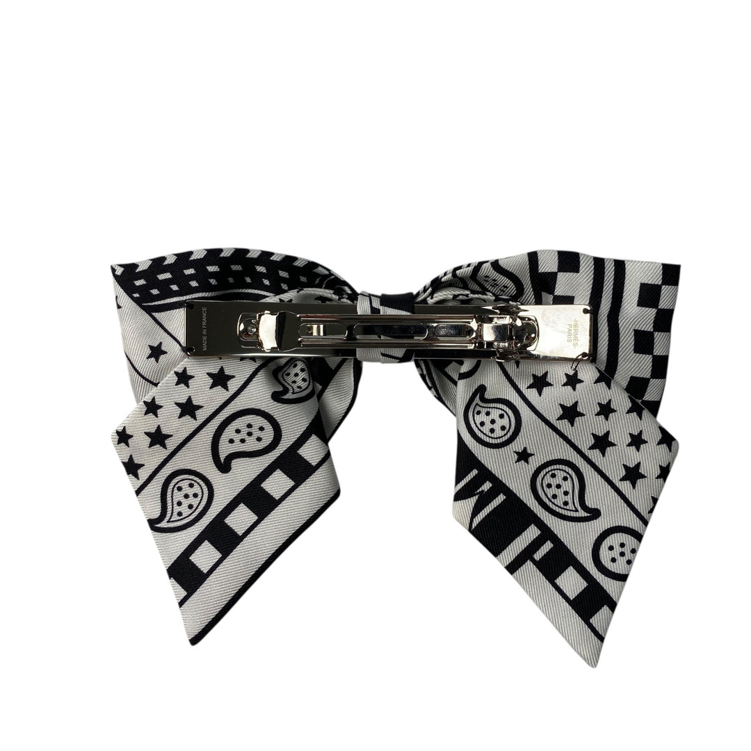 新品 エルメス HERMES レディース グルネス ジグザグ バレッタ PM