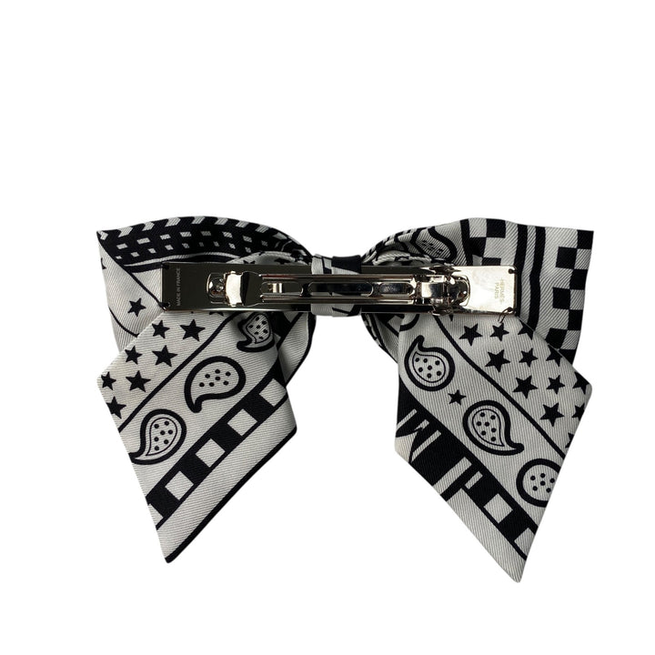 新品 エルメス HERMES レディース グルネス ジグザグ バレッタ PM