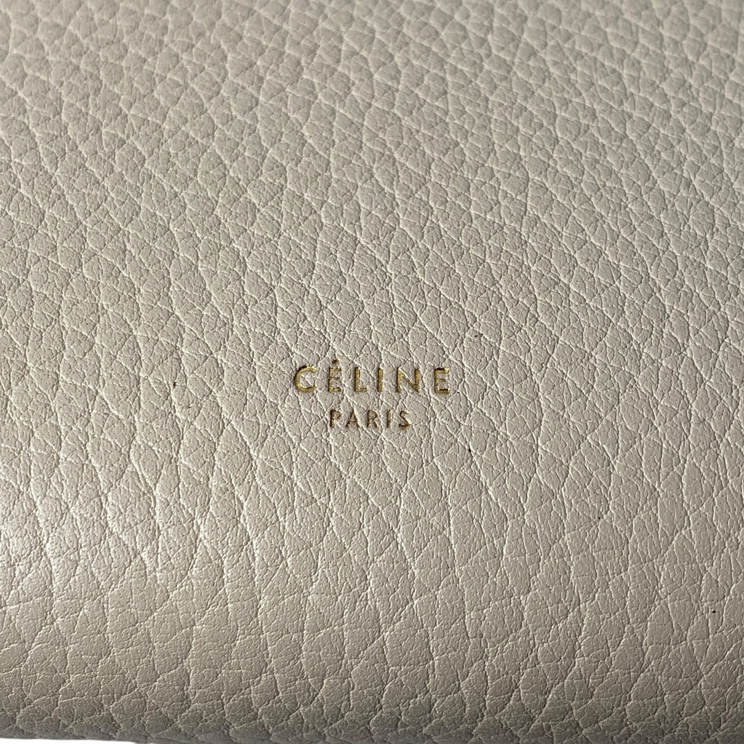 セリーヌ CELINE レディース タイバッグ レザー ハンドバッグ ホワイト
