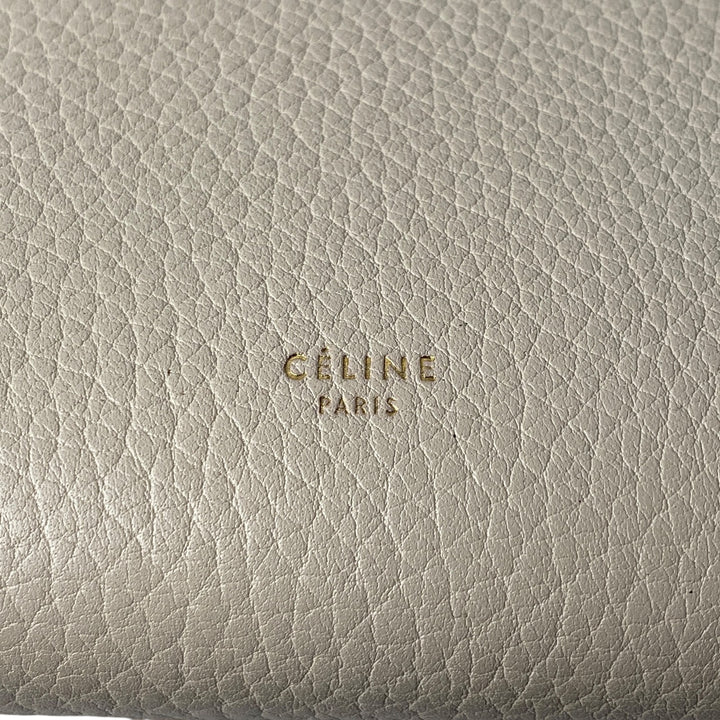 セリーヌ CELINE レディース タイバッグ レザー ハンドバッグ ホワイト