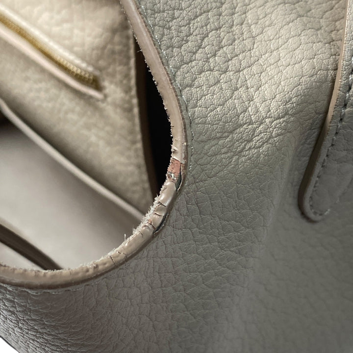 セリーヌ CELINE レディース タイバッグ レザー ハンドバッグ ホワイト