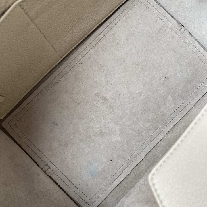 セリーヌ CELINE レディース タイバッグ レザー ハンドバッグ ホワイト