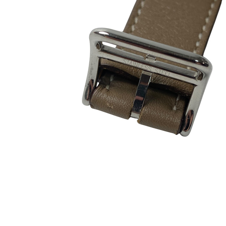 エルメス HERMES レディース アップルウォッチ ベルト ドゥブルトゥール 40mm C刻印　エトゥープ