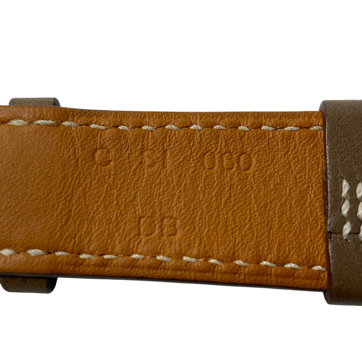 エルメス HERMES レディース アップルウォッチ ベルト ドゥブルトゥール 40mm C刻印　エトゥープ