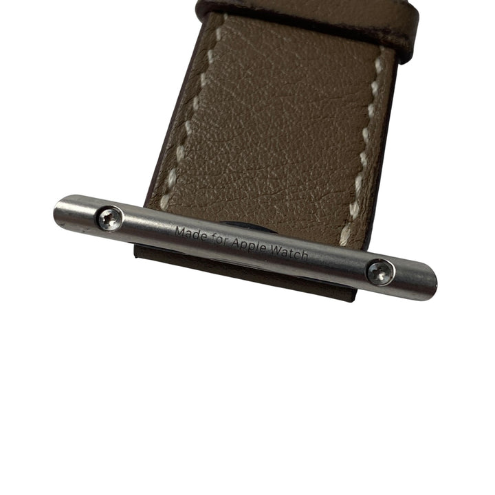 エルメス HERMES レディース アップルウォッチ ベルト ドゥブルトゥール 40mm C刻印　エトゥープ