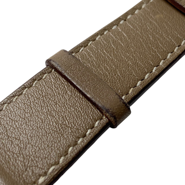 エルメス HERMES レディース アップルウォッチ ベルト ドゥブルトゥール 40mm C刻印　エトゥープ