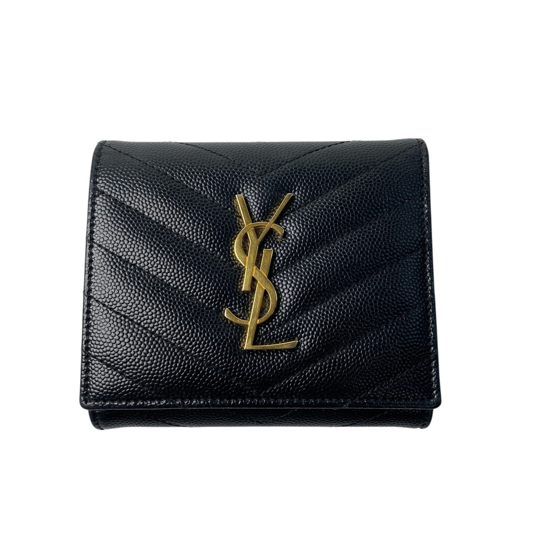サンローラン SAINT LAURENT レディース カサンドラ 三つ折り財布