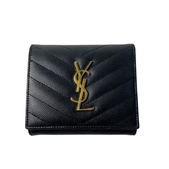 サンローラン SAINT LAURENT レディース カサンドラ 三つ折り財布