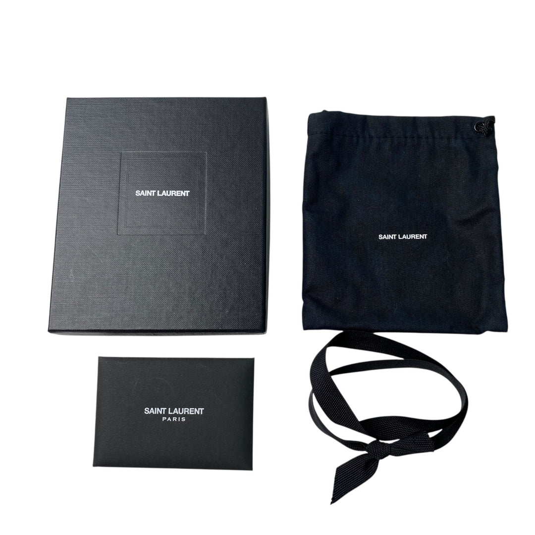 サンローラン SAINT LAURENT メンズ 型押し クロコ マネークリップ