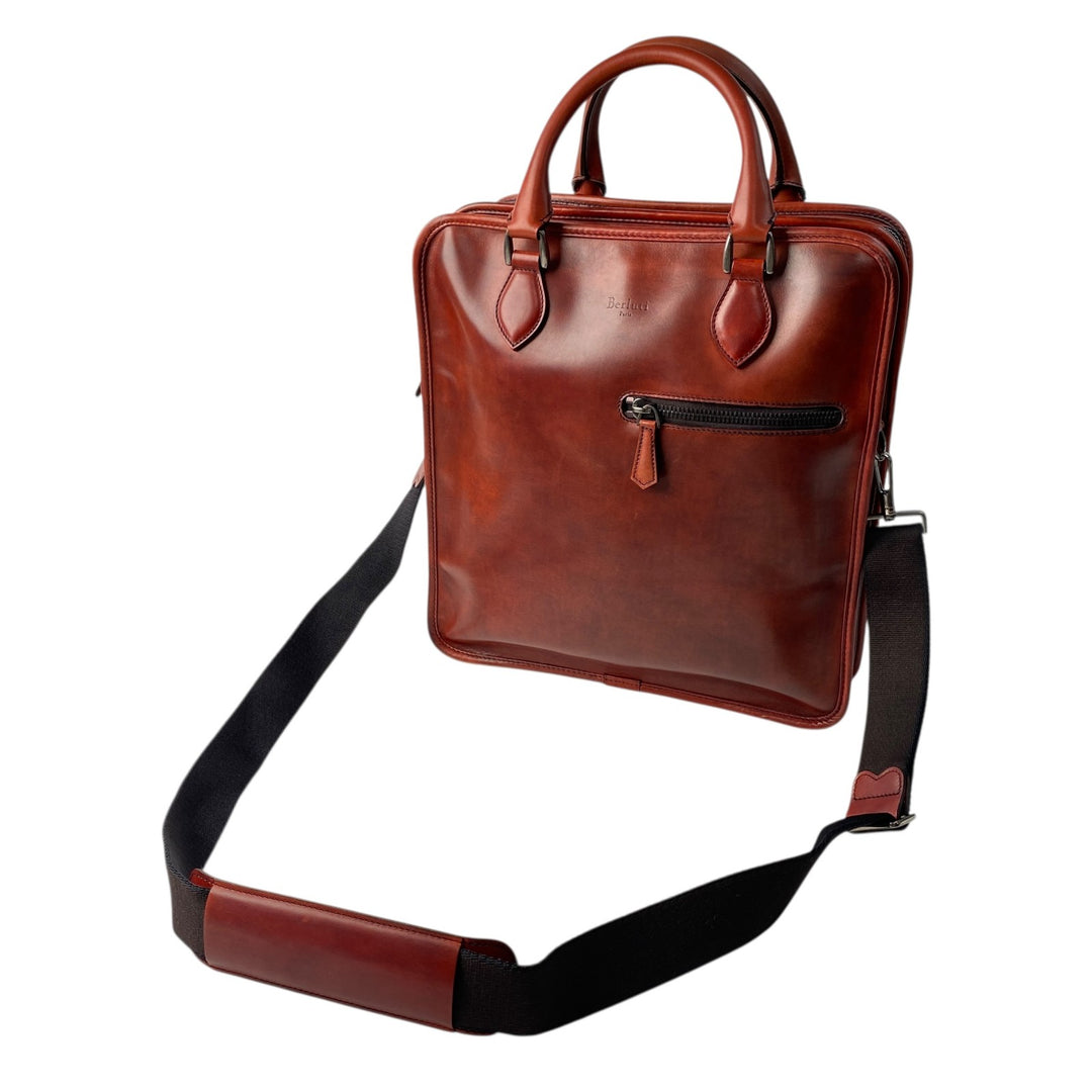 ベルルッティ Berluti shopping d'un Jour パティーヌ ブリーフケース ショルダーバッグ 斜めがけ クロスボディ メンズ