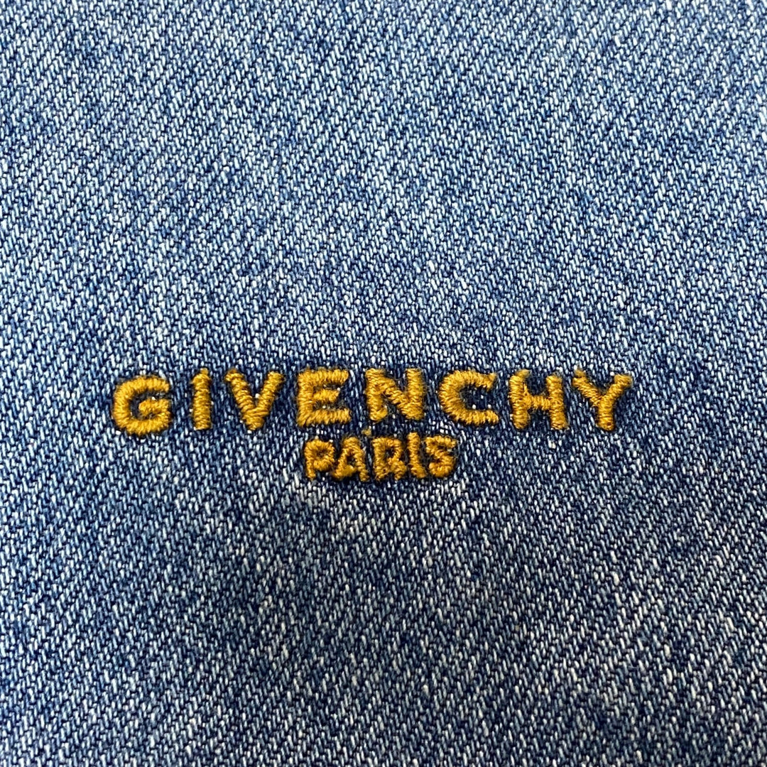 新品同様 ジバンシー GIVENCHY レディース ウォッシュド デニム ミニ ドレス ワンピース 34