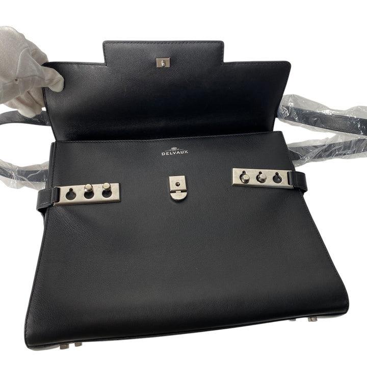 デルボー DELVAUX レディース タンペート GM 2way ショルダーバッグ ハンドバッグ ブラック A0312CSP99ZPV00