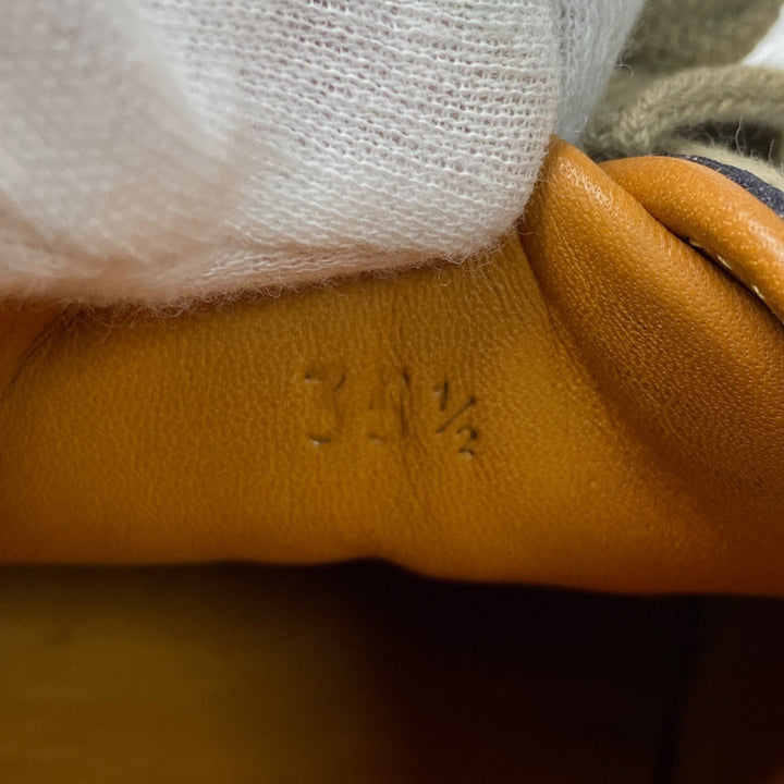 エルメス HERMES レディース クイック レザー スニーカー 35 1/2