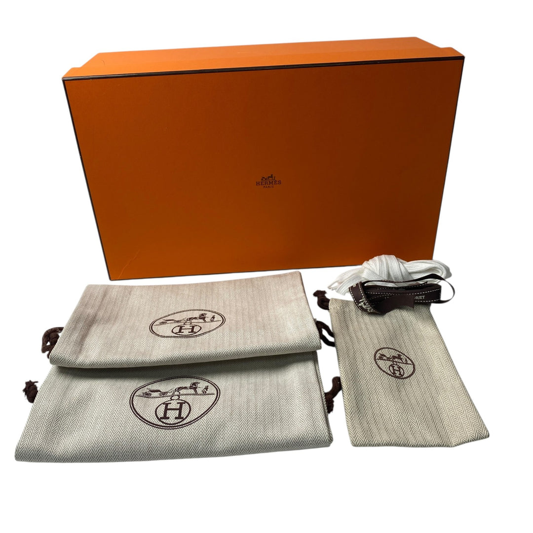 エルメス HERMES レディース クイック レザー スニーカー 35 1/2