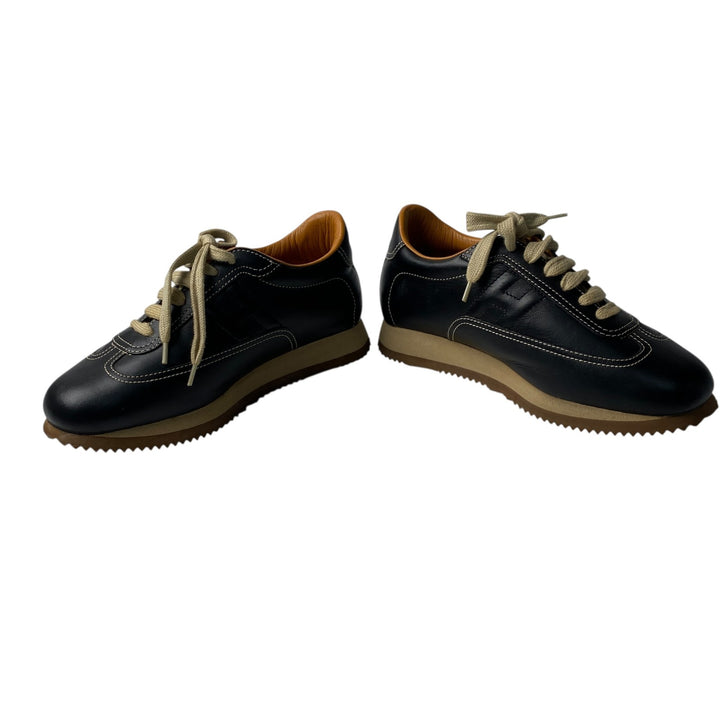 エルメス HERMES レディース クイック レザー スニーカー 35 1/2