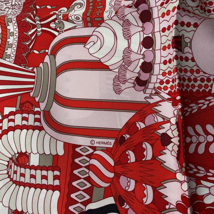 未使用 エルメス HERMES レディース カレ90 ラ・パティスリー・フランセーズ