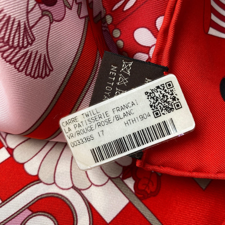 未使用 エルメス HERMES レディース カレ90 ラ・パティスリー・フランセーズ