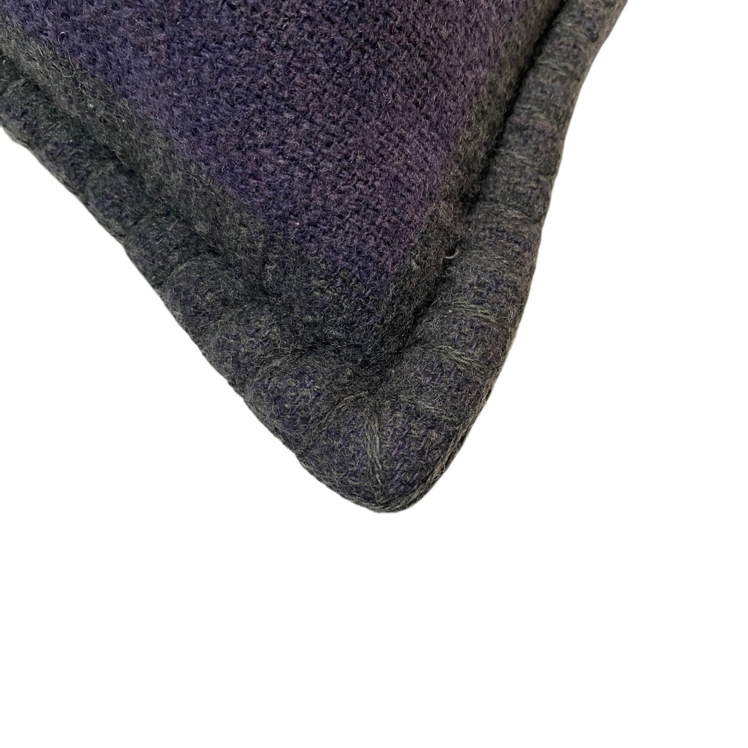 シャネル CHANEL バイカラー ココマーク クッション ウール カシミヤ