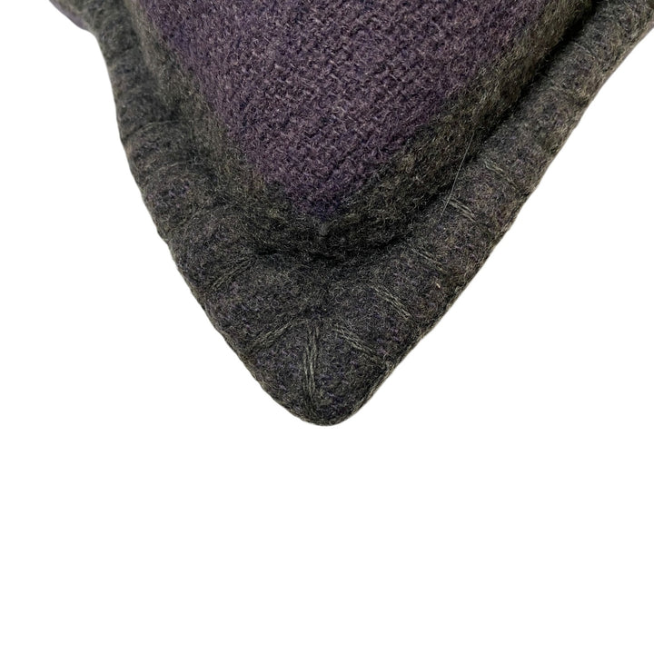 シャネル CHANEL バイカラー ココマーク クッション ウール カシミヤ