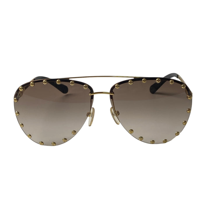 ルイヴィトン LOUIS VUITTON レディース ザ・パーティ ティアドロップ サングラス 度なし