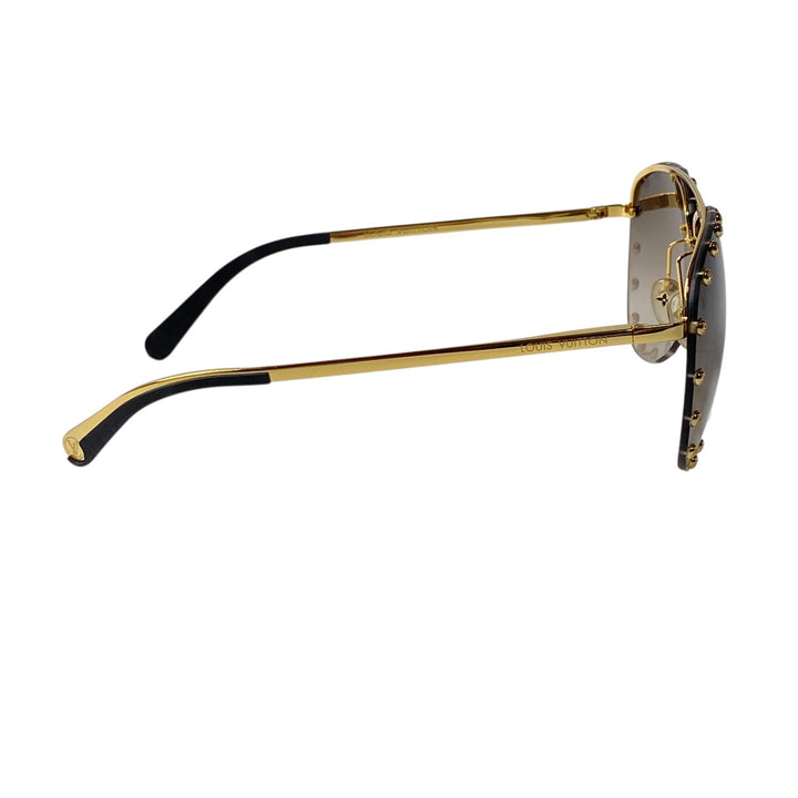 ルイヴィトン LOUIS VUITTON レディース ザ・パーティ ティアドロップ サングラス 度なし