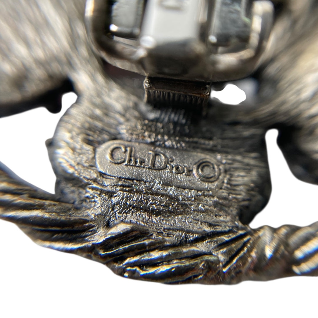 美品 クリスチャンディオール DIOR レディース ビンテージ カラーストーン イヤリング