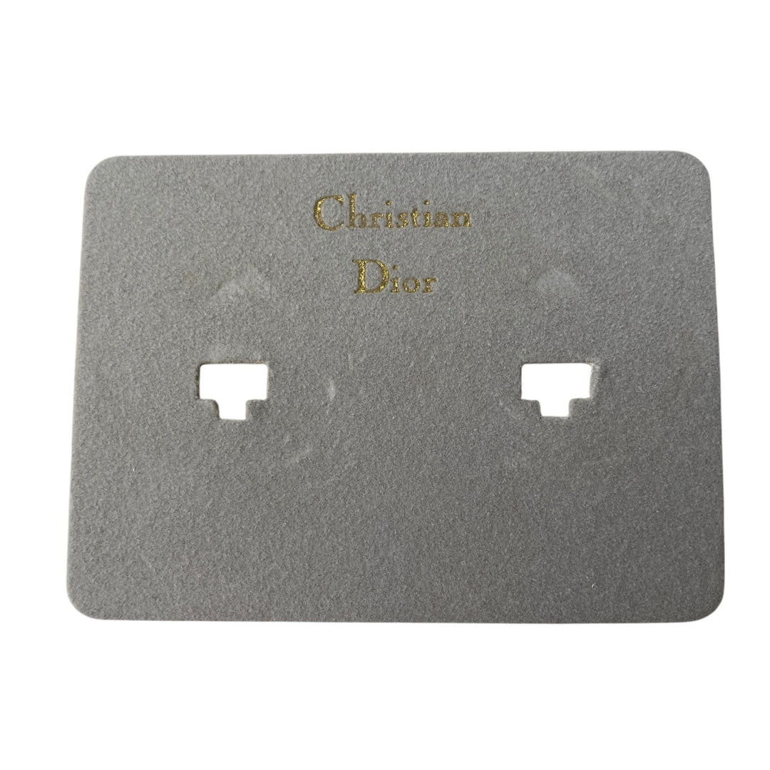 美品 クリスチャンディオール DIOR レディース ビンテージ カラーストーン イヤリング