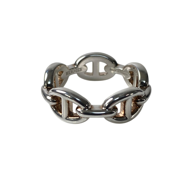 新品同様 エルメス HERMES レディース シェーヌダンクル アンシェネ リング PM 56 約15号