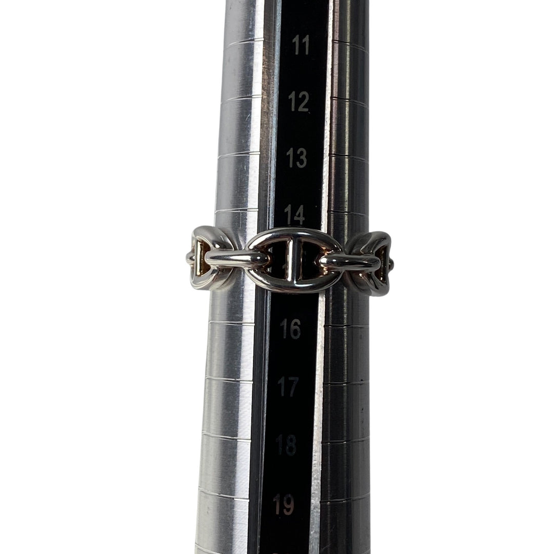 新品同様 エルメス HERMES レディース シェーヌダンクル アンシェネ リング PM 56 約15号