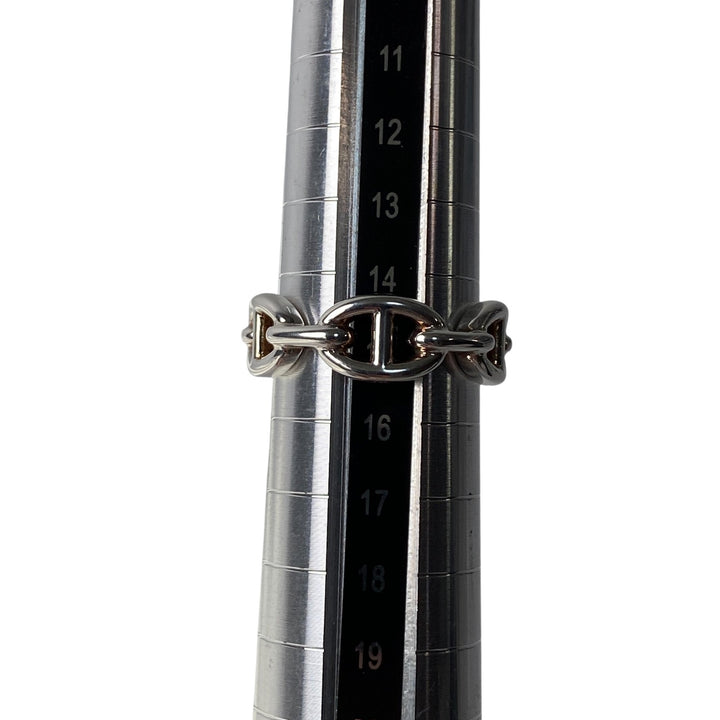 新品同様 エルメス HERMES レディース シェーヌダンクル アンシェネ リング PM 56 約15号