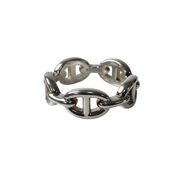 新品同様 エルメス HERMES レディース シェーヌダンクル アンシェネ リング PM 56 約15号