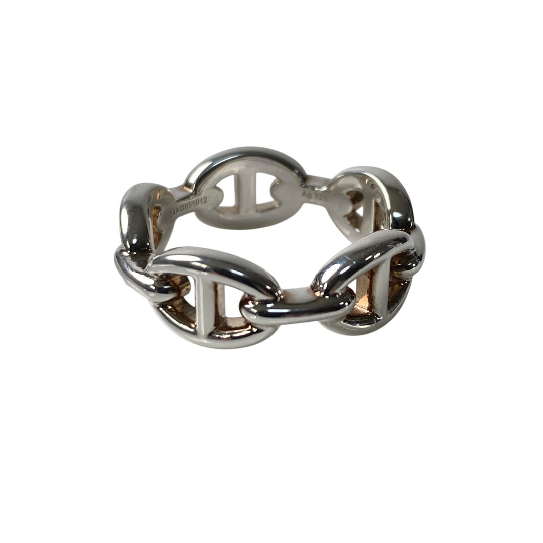 新品同様 エルメス HERMES レディース シェーヌダンクル アンシェネ リング PM 56 約15号