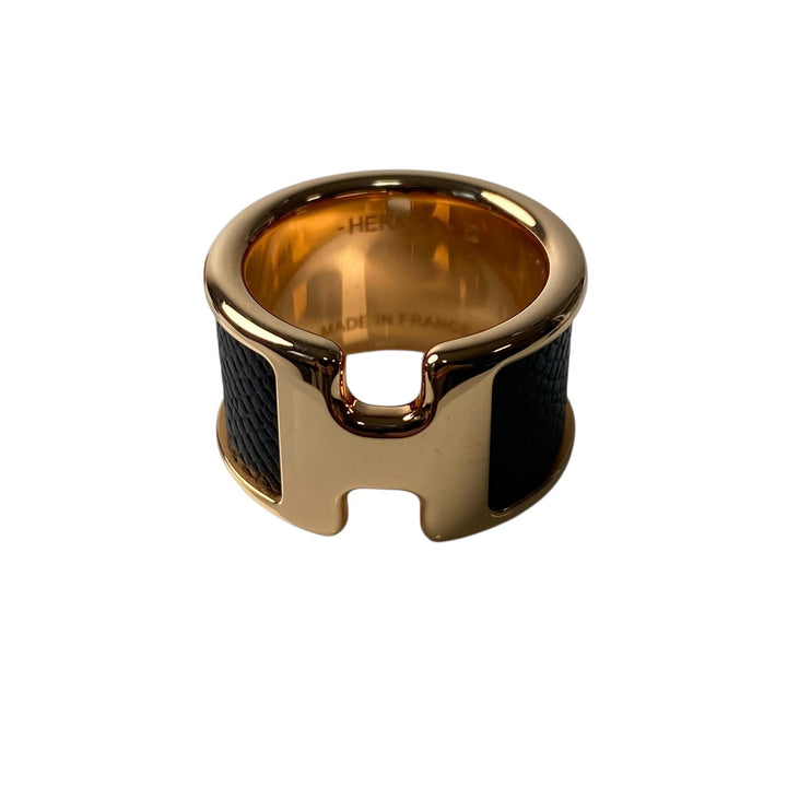 未使用 エルメス HERMES レディース オランプリング GM S PG金具 ヴォーマダム 13号