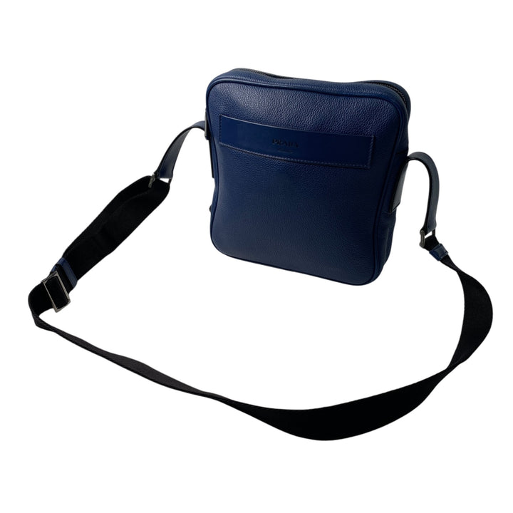 プラダ PRADA メンズ 三角ロゴプレート ショルダーバッグ 斜めがけ クロスボディ