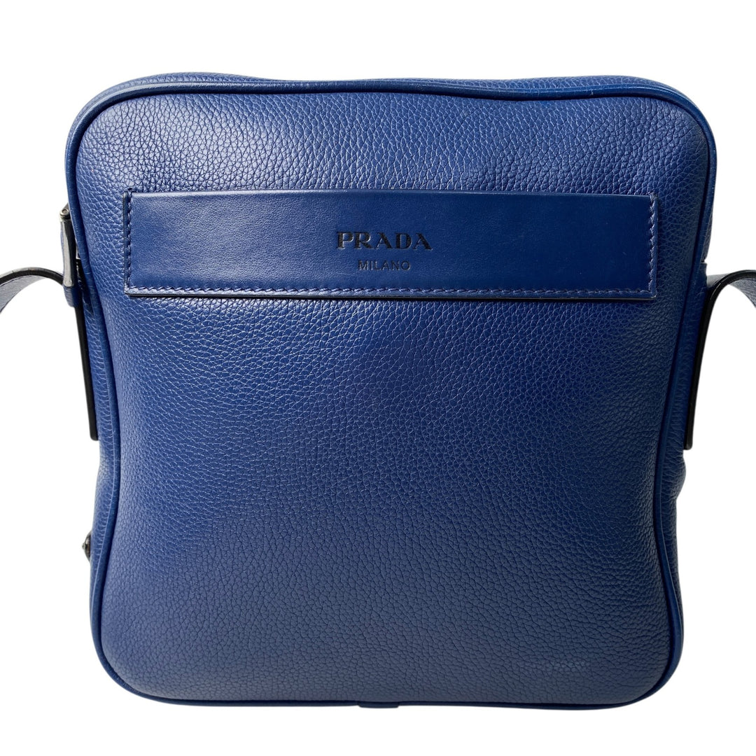 プラダ PRADA メンズ 三角ロゴプレート ショルダーバッグ 斜めがけ クロスボディ