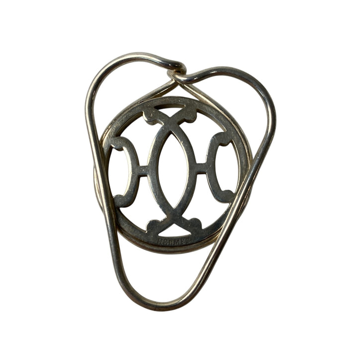 エルメス HERMES メンズ マネークリップ キス Ｈモチーフ 925 シルバー