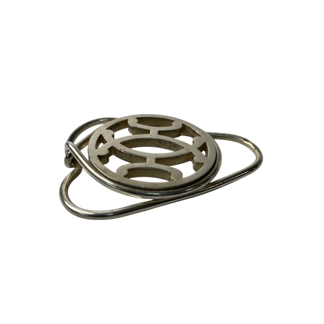 エルメス HERMES メンズ マネークリップ キス Ｈモチーフ 925 シルバー