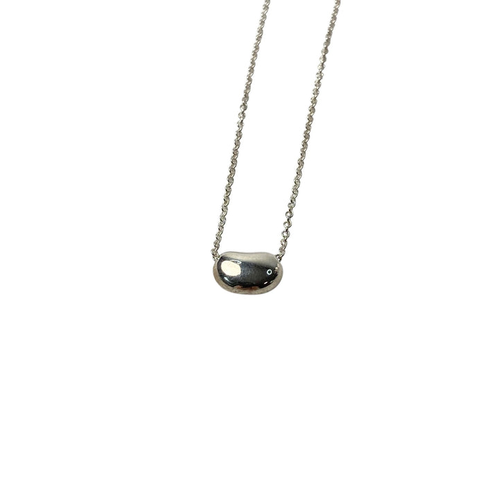 美品 ティファニー Tiffany レディース ビーン ネックスレス Ag925 箱付き