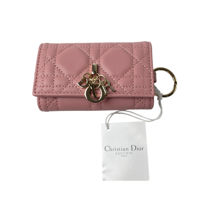 未使用 タグ付き ディオール DIOR レディース カナージュ 4連 キーケース キーリング S09830NMJ_M413/44-MA-0273
